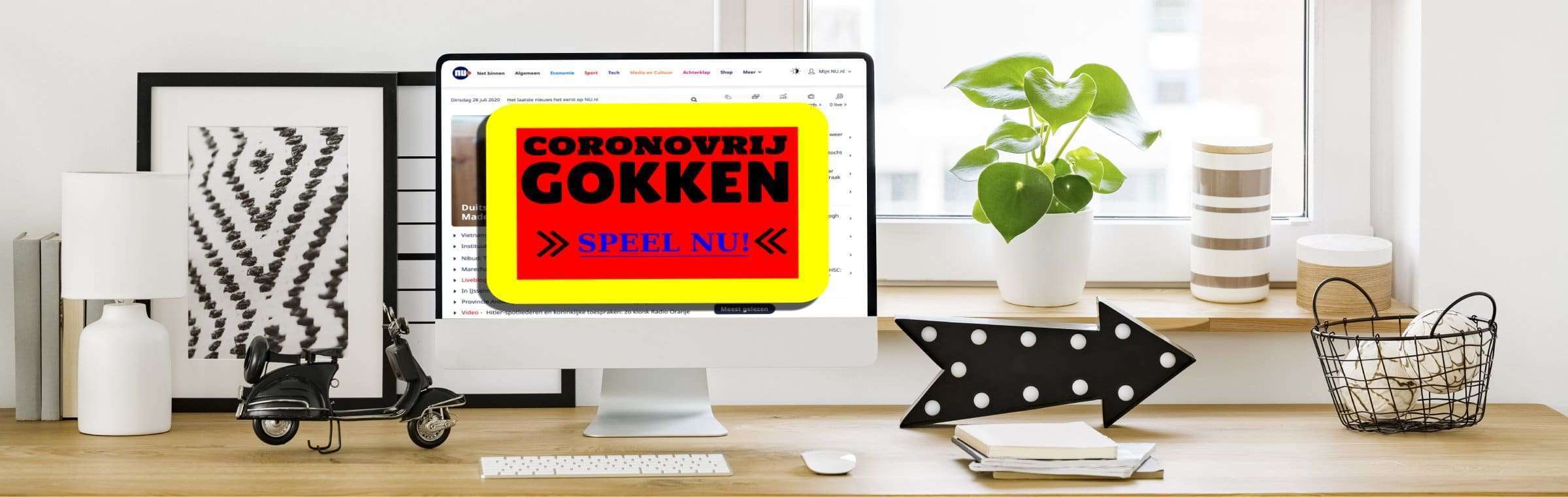 Kansspelautoriteit treedt op tegen Coronavrij gokken reclames