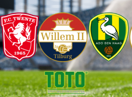 TOTO FC Utrecht, FC Twente, Willem II, ADO Den Haag, Sparta, Eredivisie