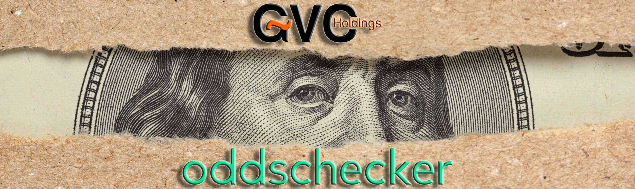 GVC en Oddschecker werken niet langer samen (bron: https://elements.envato.com/one-hundred-dollar-bill-behind-brown-craft-ripped--A8HBTDM)