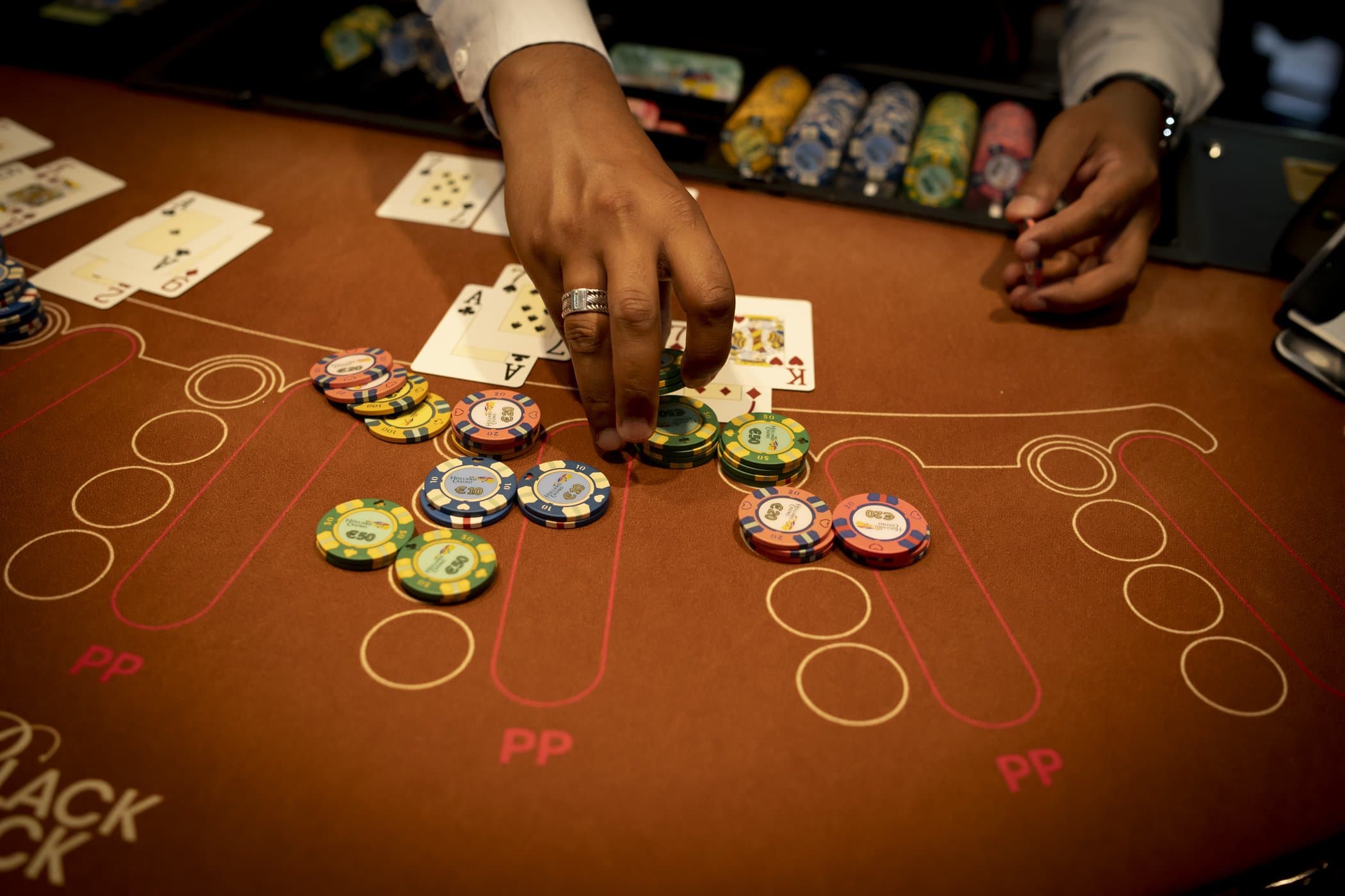Holland Casino Blackjack uitbetaling dealer kapot