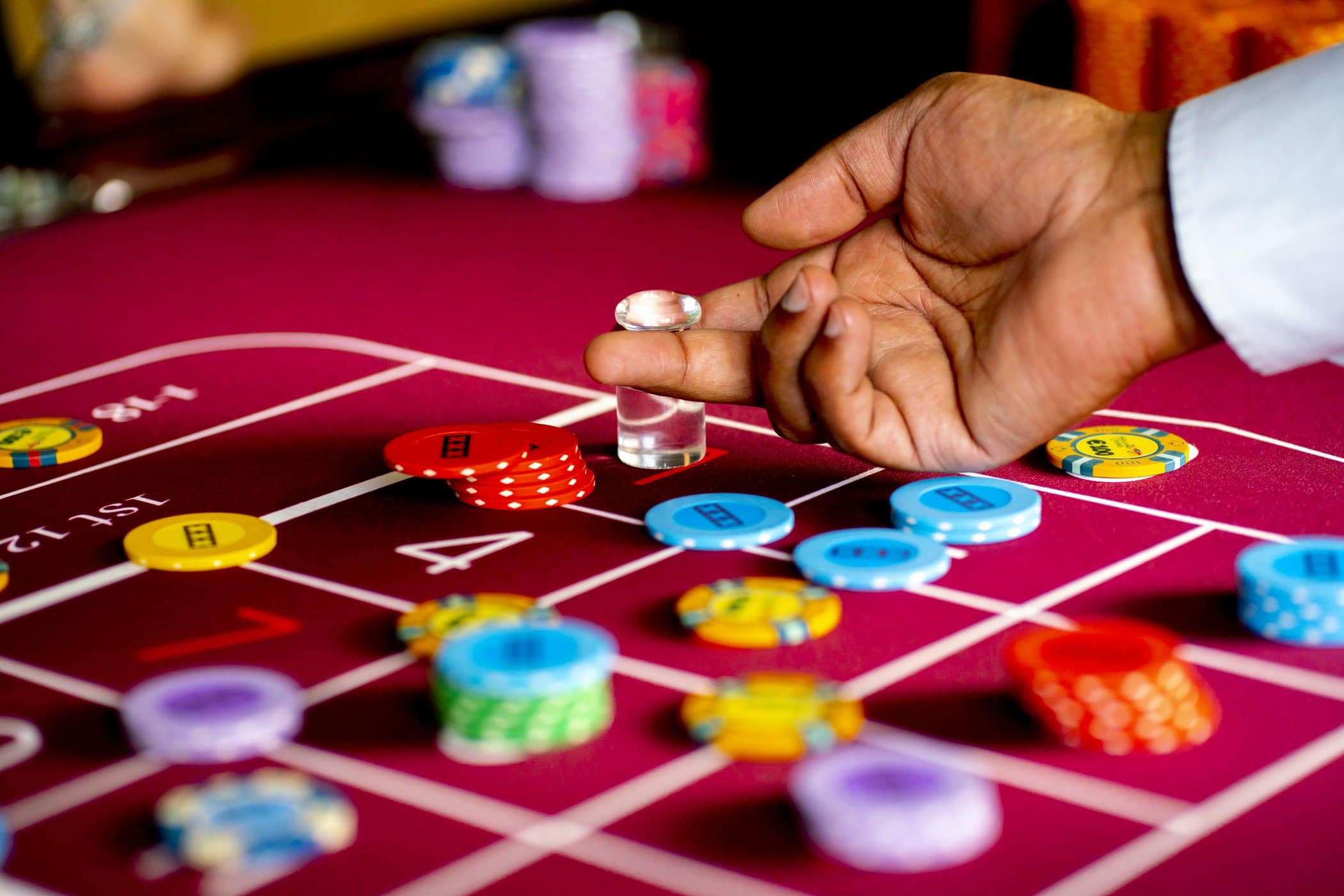Holland Casino Roulette marker dolly