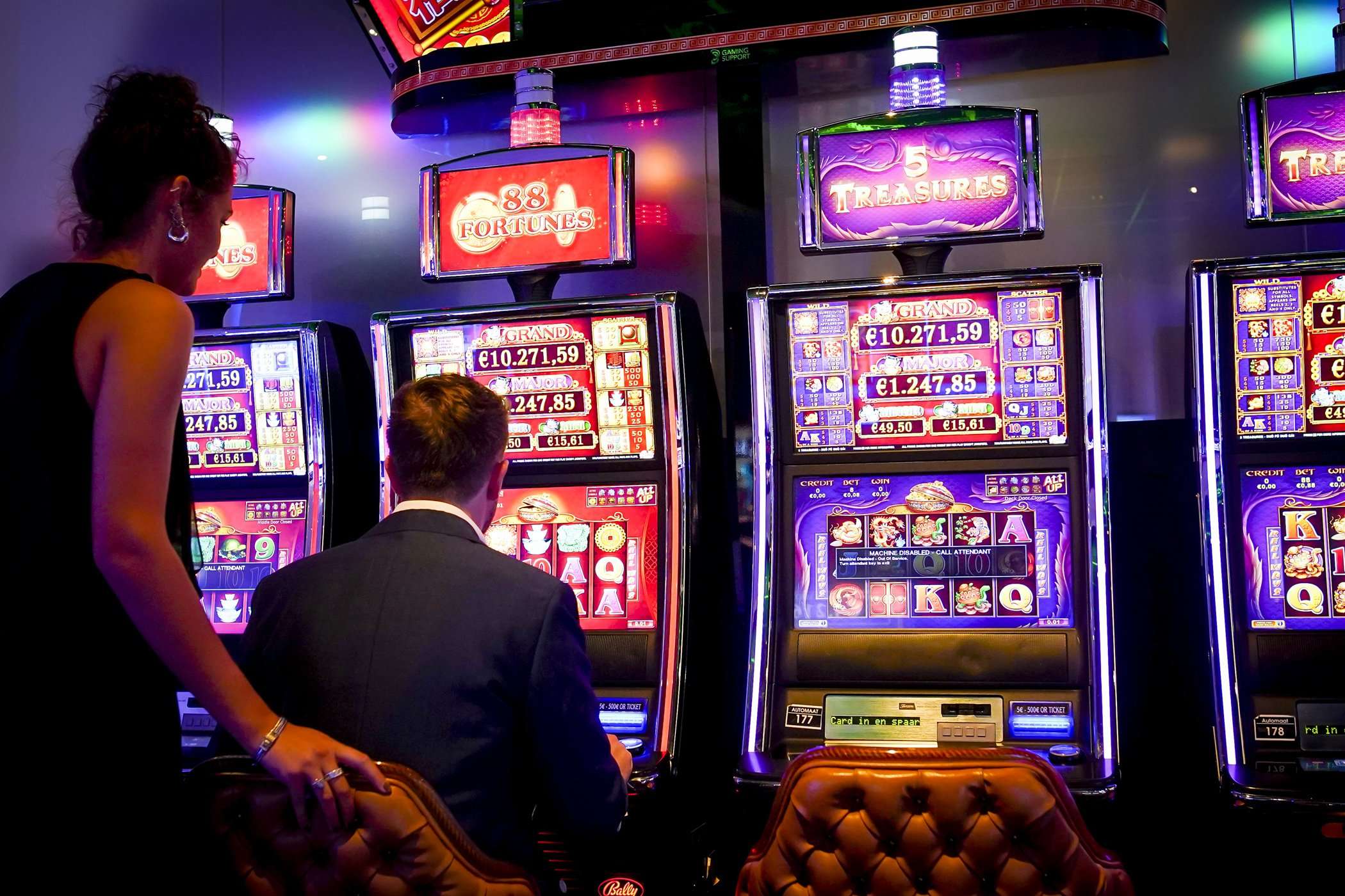Holland Casino slots, speelautomaat, gokkast, slotmachine, Fortunes 88, 5 Treasures