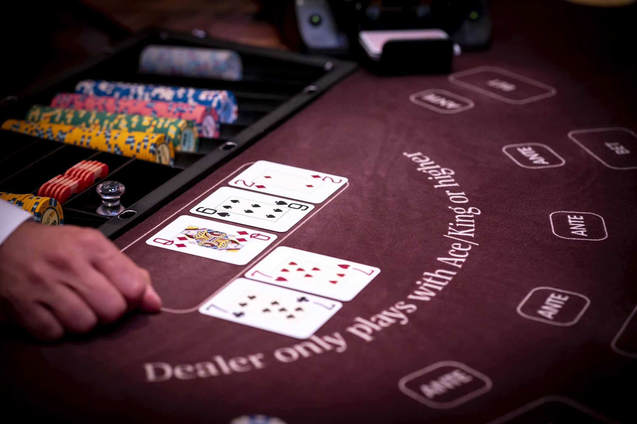 Holland Casino Multi Poker Caribbean Stud Poker 77 zevens voor de dealer