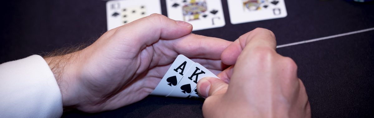 Holland Casino poker flopped royal flush A K op 10 J Q