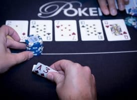 Holland Casino poker bluff A3 no pair allin bet