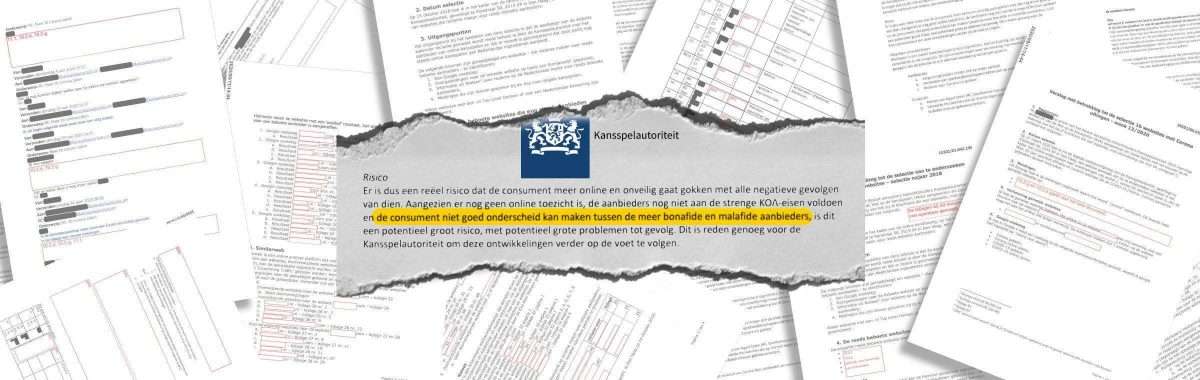 Ksa lijkt intern al onderscheid te maken tussen bonafide en malafide online aanbieders