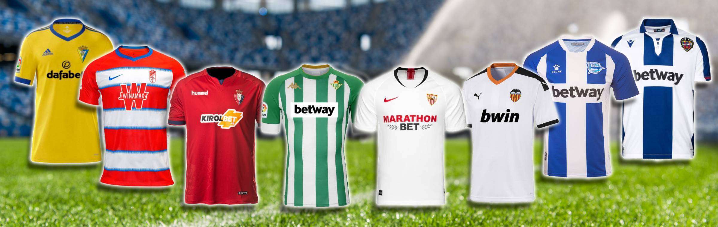 La Liga shirts gokbedrijf sponsoring