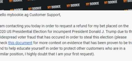 ‘Gokker vraagt bookmaker om geld terug na verlies Donal Trump’