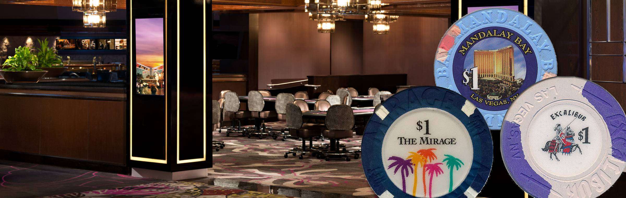 MGM sluit pokerrooms The Mirage, Excalibur, en Mandalay Bay