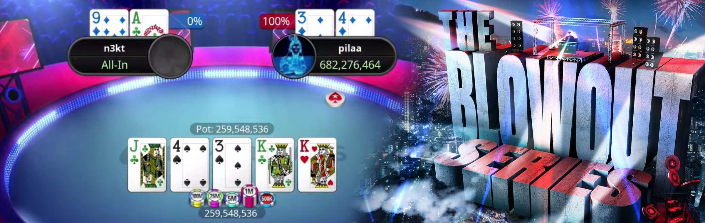 Nederlander "pilaa" wint $381.174 (€310.463) in $109-event bij Blowout Series
