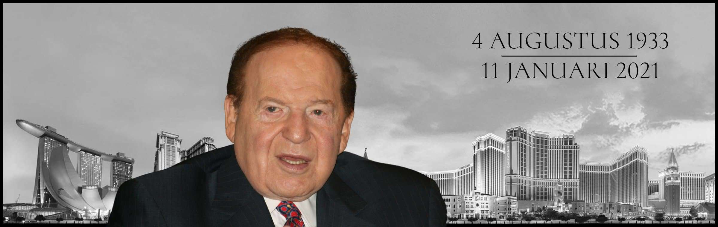 Casinoeigenaar Sheldon Adelson op 87-jarige leeftijd overleden