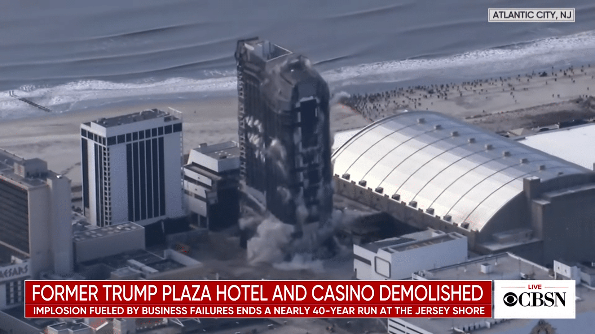 Trump Plaza Atlantic City gesloopt
