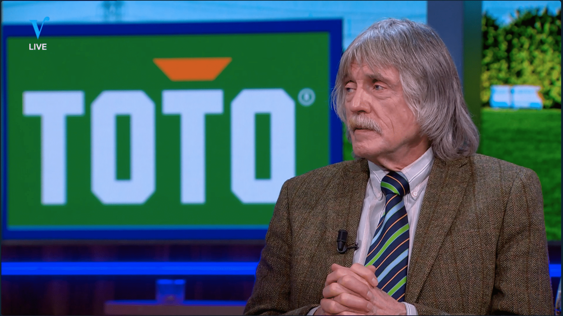 TOTO Johan Derksen TOTO stopt met sponsoring Vandaag Inside
