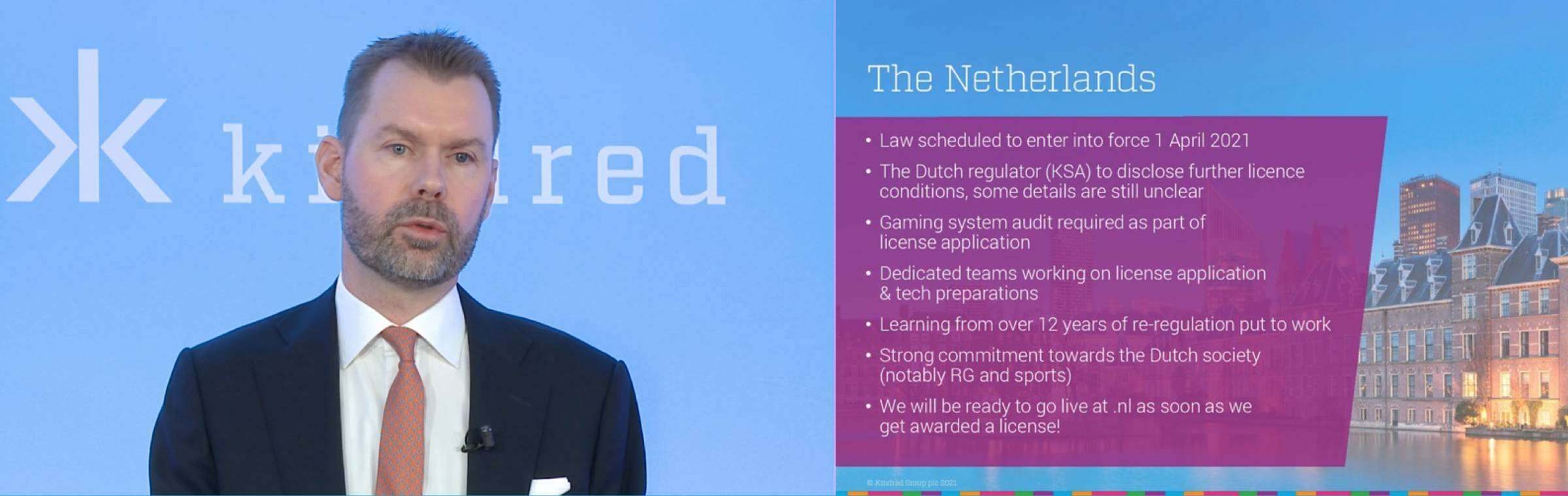 Unibet-eigenaar Kindred verwacht in Nederland live te gaan in Q4 of Q1 2022