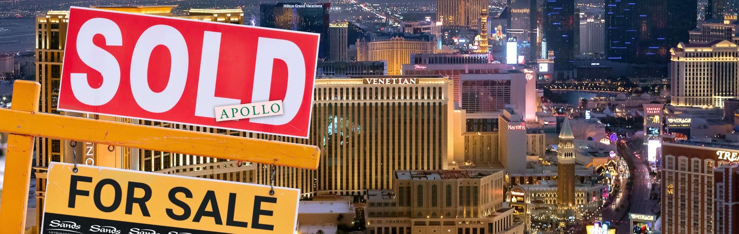 The Venetian en Palazzo Las Vegas verkocht voor $6,25 miljard aan Apollo