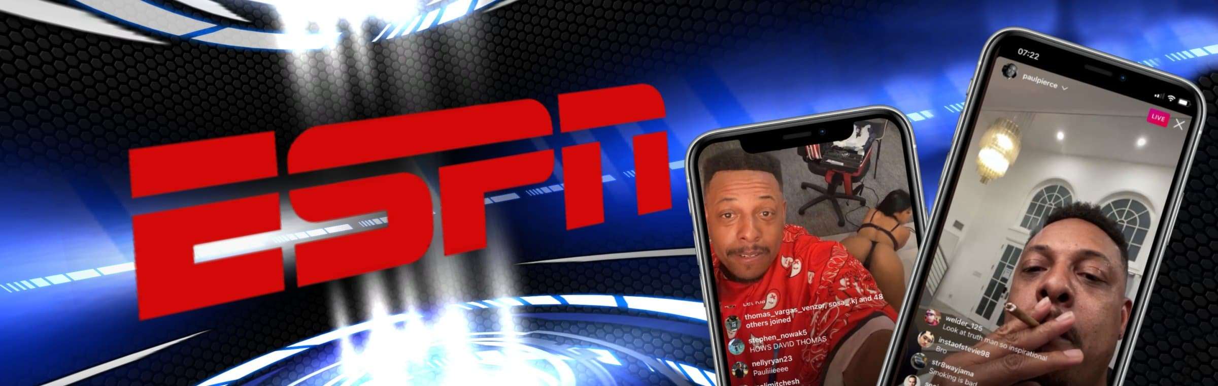 Paul Pierce ESPN Instagram Live