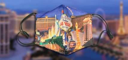 Las Vegas mondkapje en mondkapjes zijn niet meer verplicht
