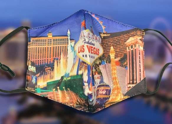 Las Vegas mondkapje en mondkapjes zijn niet meer verplicht