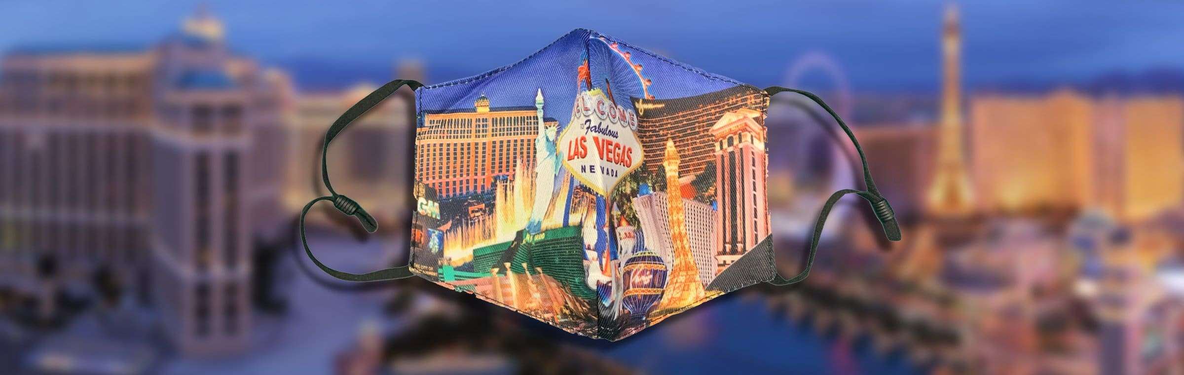 Las Vegas mondkapje en mondkapjes zijn niet meer verplicht