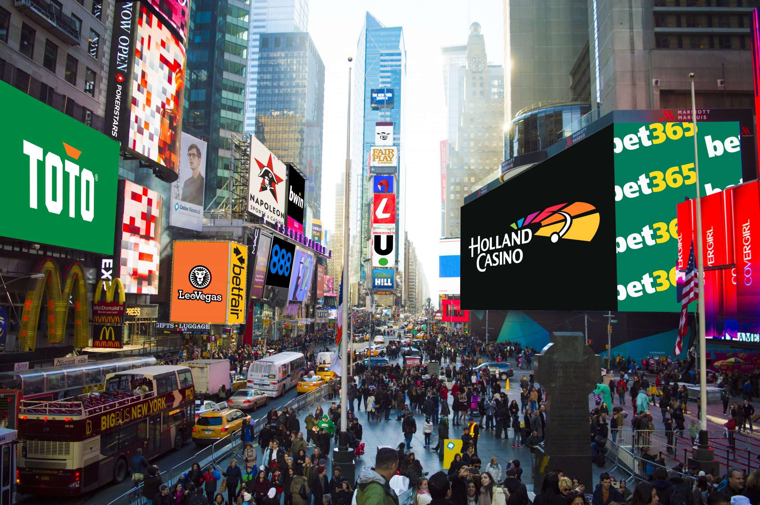Reclame gokbedrijven in Nederland