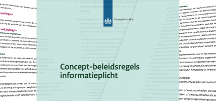 Beleidsregels informatieplicht