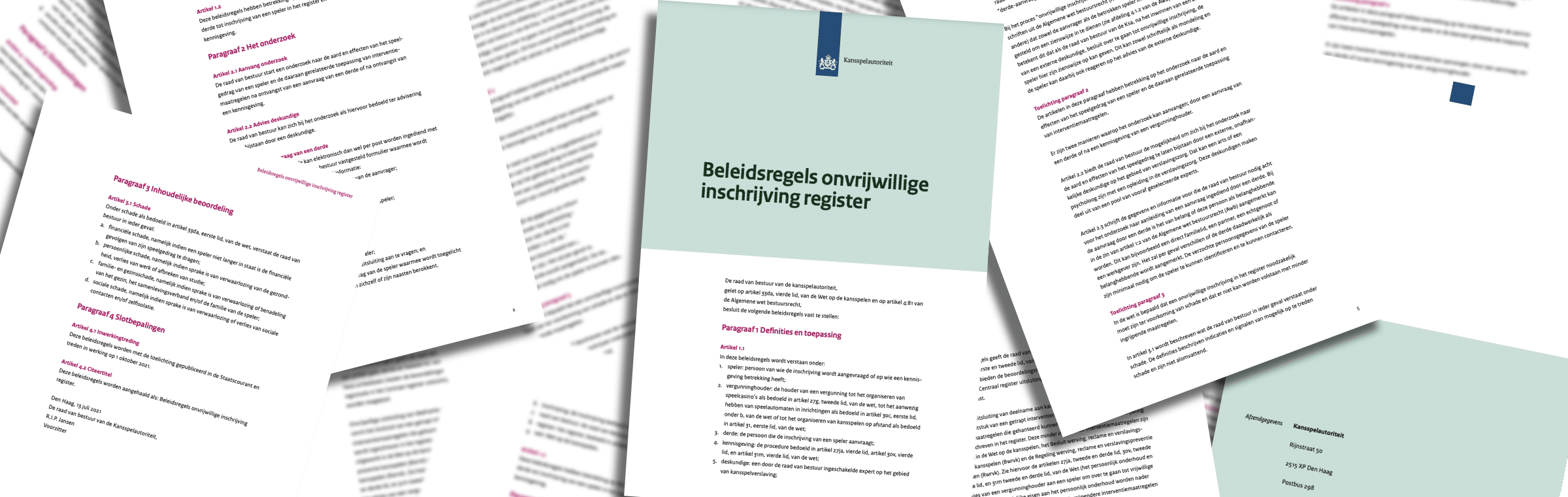Cruks exertpool onvrijwillige uitsluiting