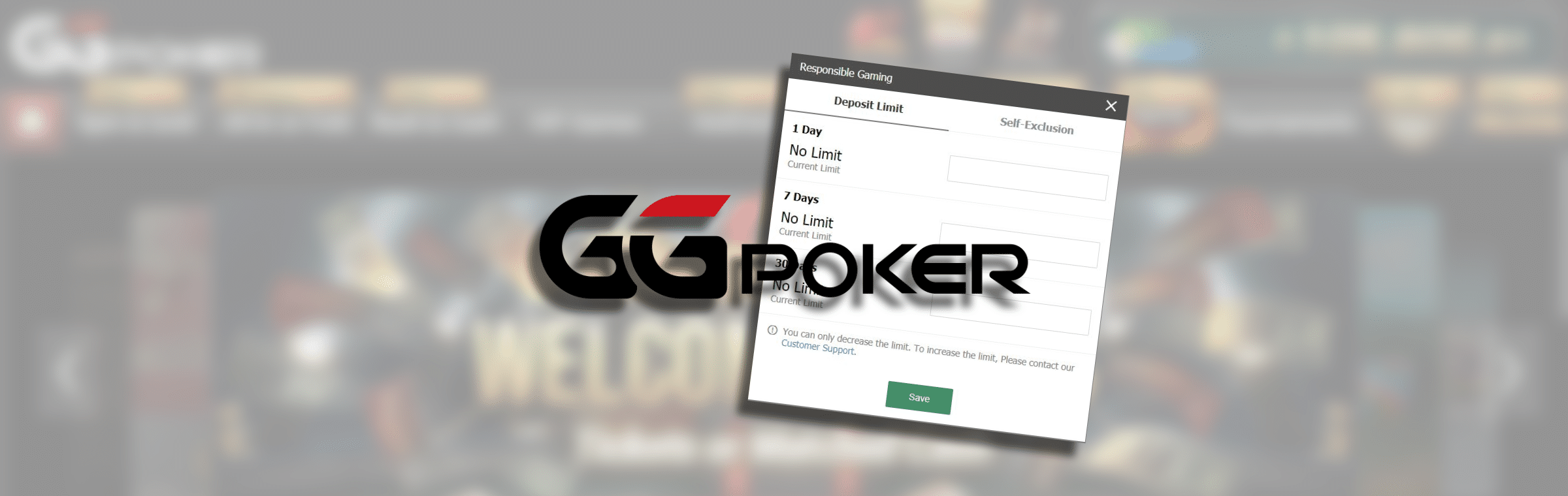 GGpoker stortingslimiet