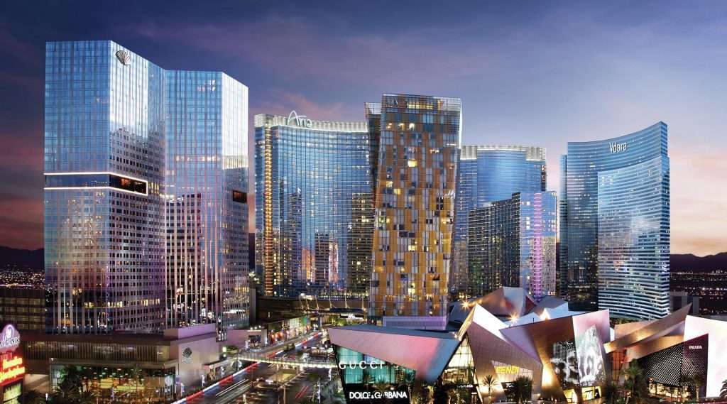 Aria is een van de grootste casino's van Las Vegas