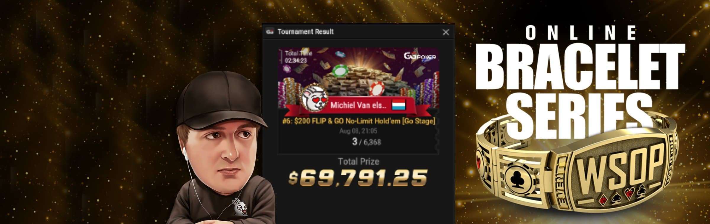 Michiel van Elsacker easterdamnz WSOP
