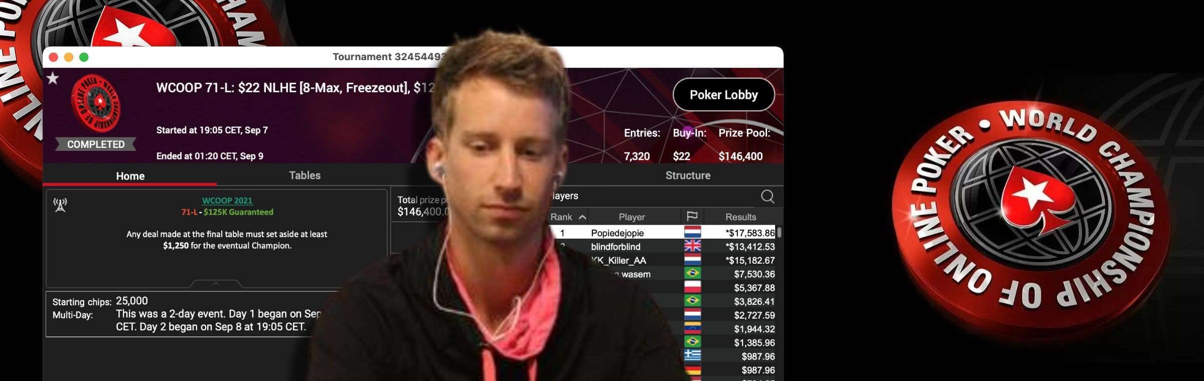 Erik van den Berg WCOOP popiedejopie