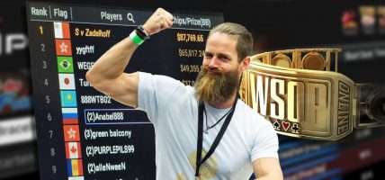 Steven van Zadelhoff GGpoker WSOP Online
