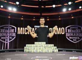 Super High Roller Bowl Michael Addamo (Foto via PokerGO)