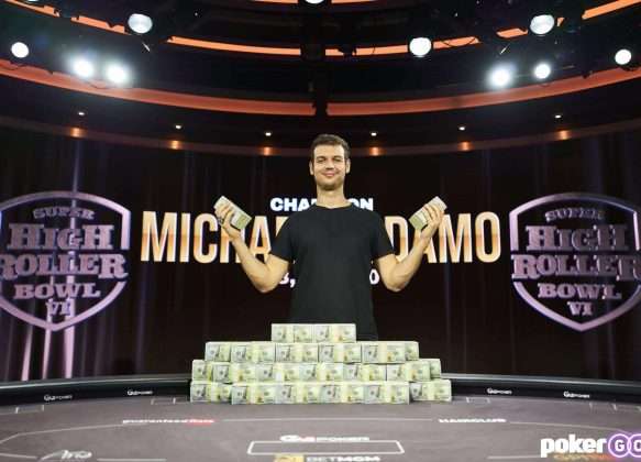 Super High Roller Bowl Michael Addamo (Foto via PokerGO)