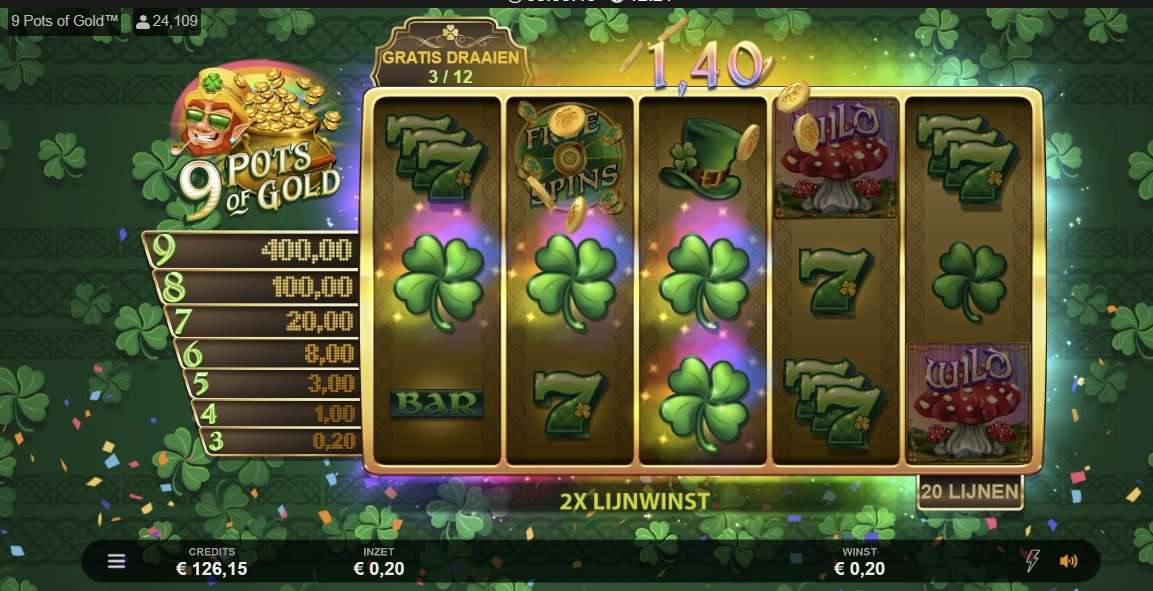 9 pots of gold slot review