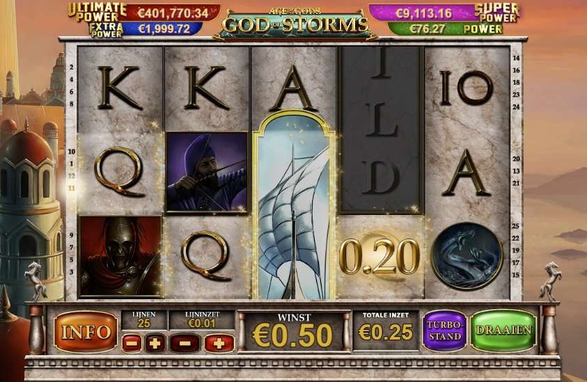 Age of the Gods God of Storms gokkast review
