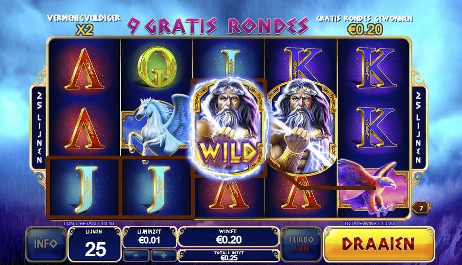 Age of the Gods King of Olympus Playtech