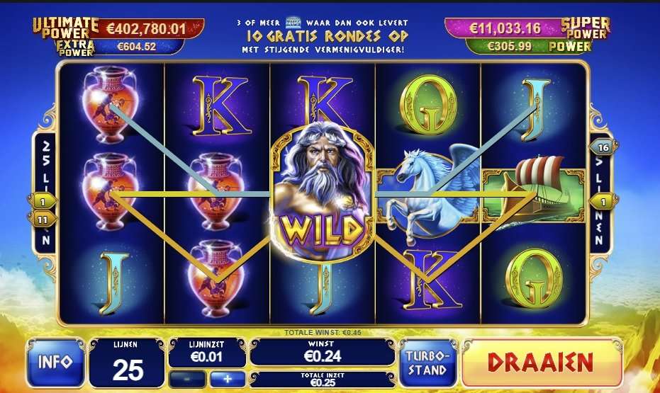 Age of the Gods King of Olympus gokkast review - Copy