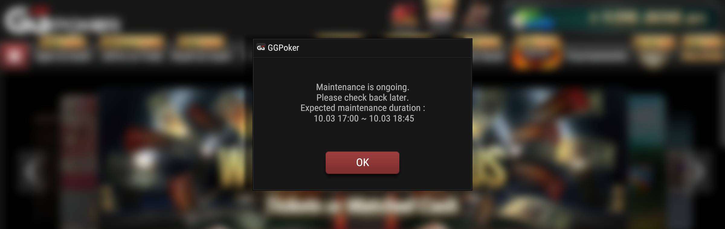 GGPoker ervaart problemen, geen legaal online poker mogelijk