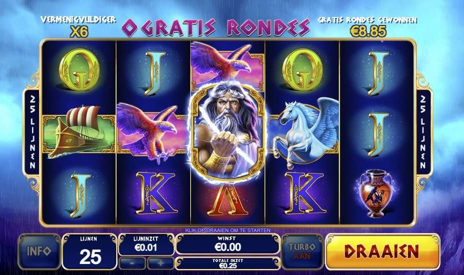 Playtech - King of Olympus gokkast