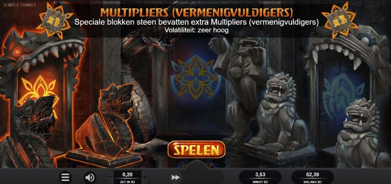 bonusspel temple tumble megaways