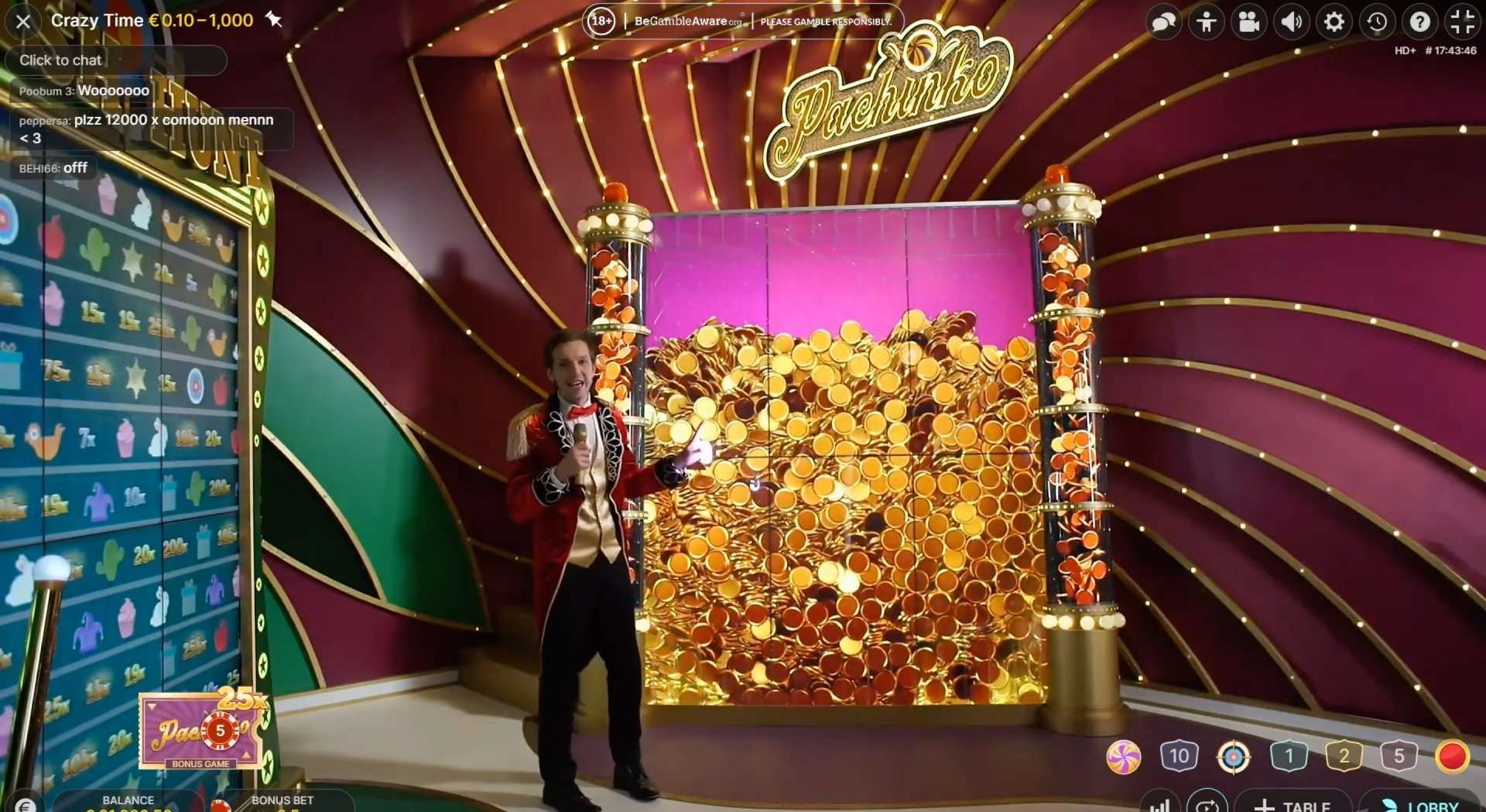 crazy time jackpot pachinko
