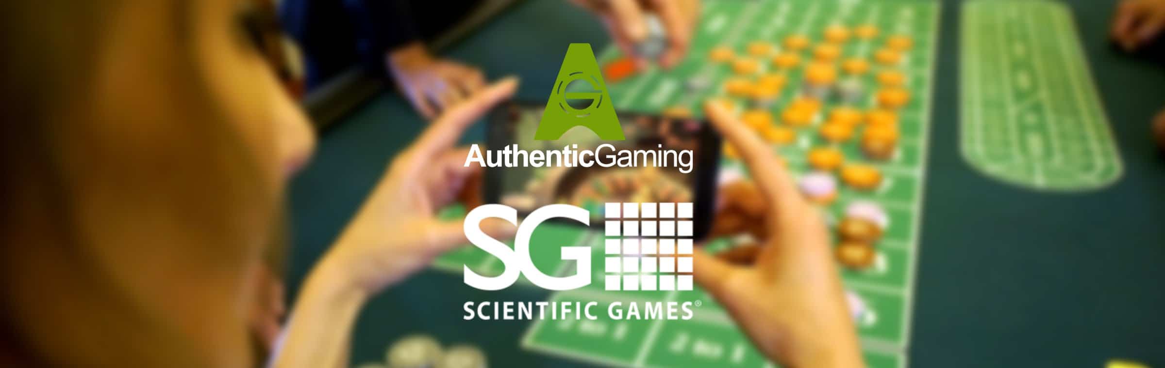 Authentic Gaming Scientific Games SG Live casino
