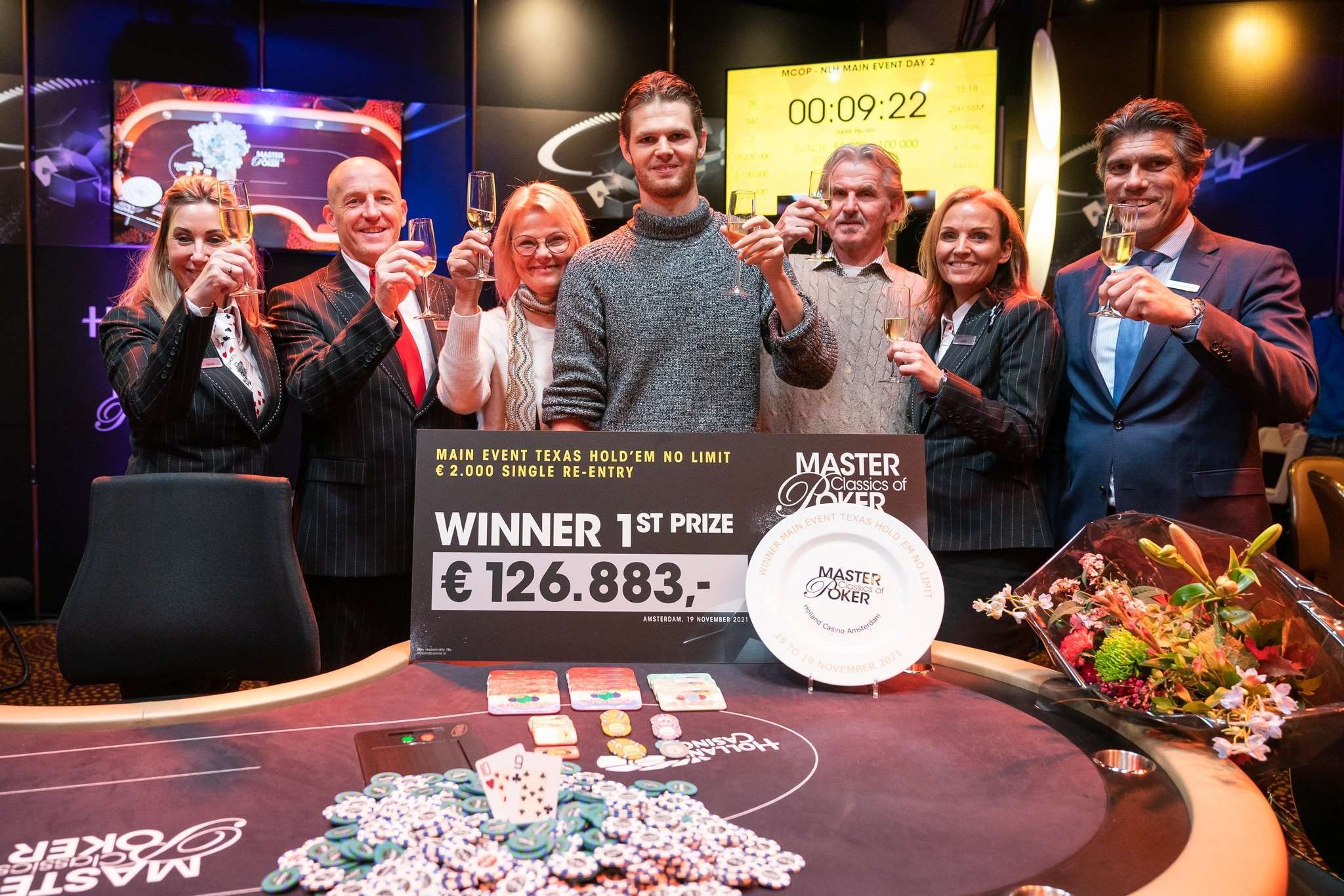 Bas de Laat MCOP Main Event Master Classics of Poker MCOP prijzengeld