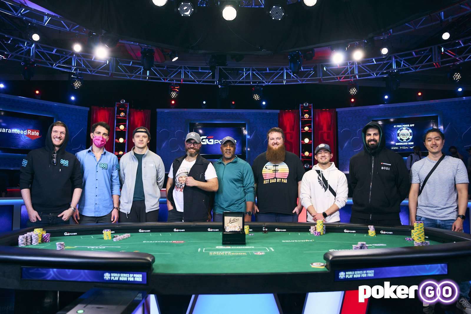 World Series of Poker 2021 laatste 9 spelers