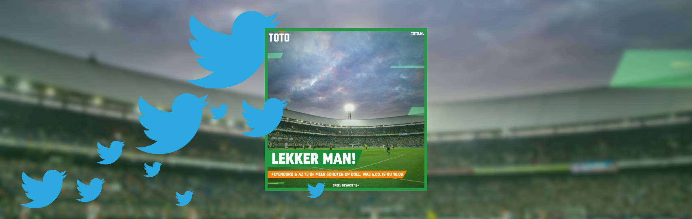 Lekker Man Feyenoord AZ TOTO twitter