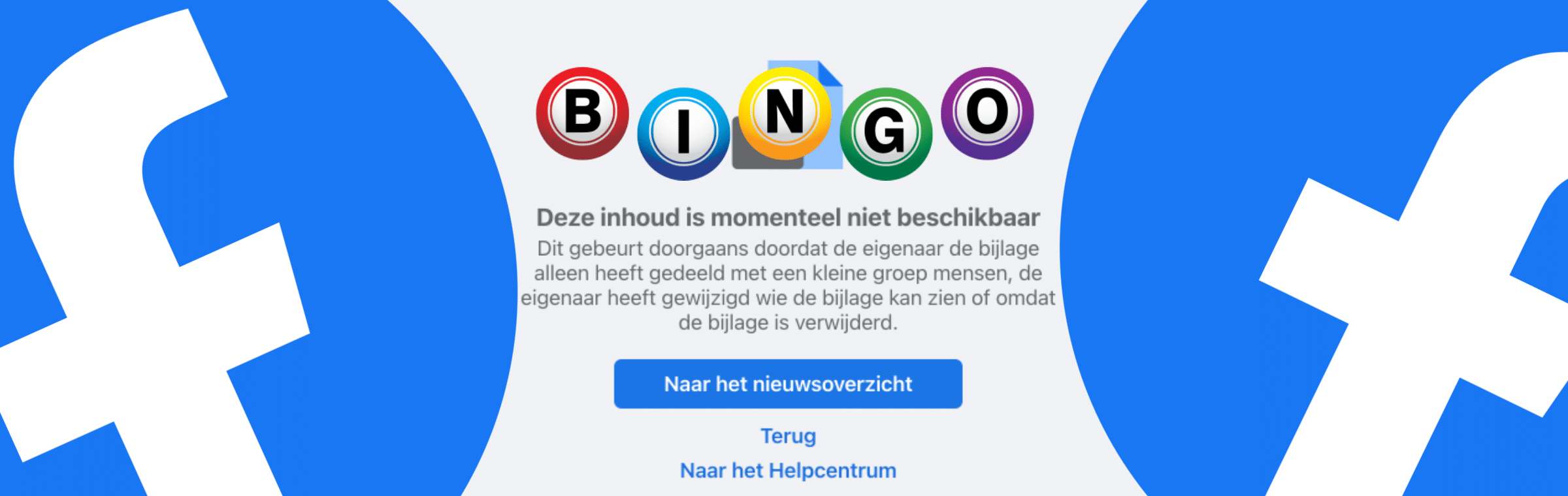 facebook bingo