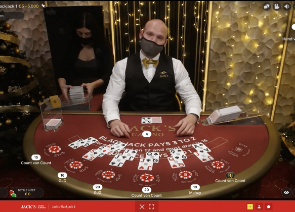 Jack's Live Casino Evolution