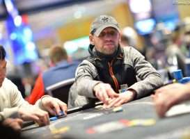 WSOPE 2021 Main Event Thomas Denie foto door Tomas Stacha