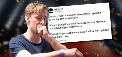 Jans Arends GGPoker technische problemen