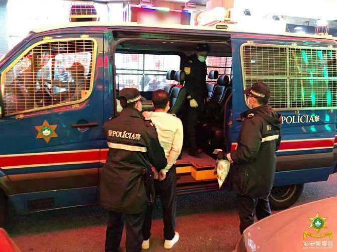 Macau politie woekeraars Arrestaties Macau